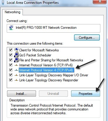 IP4 TCP IP