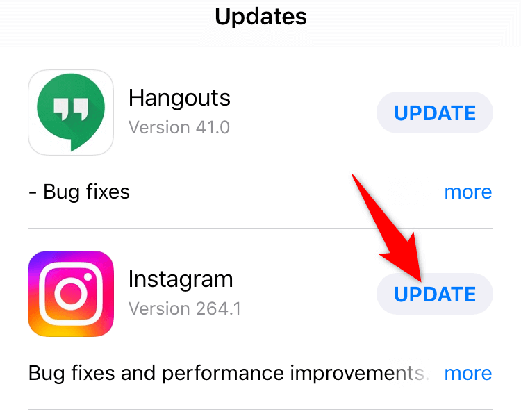 تحديث صورة Instagram لنظام iOS أو Android 2