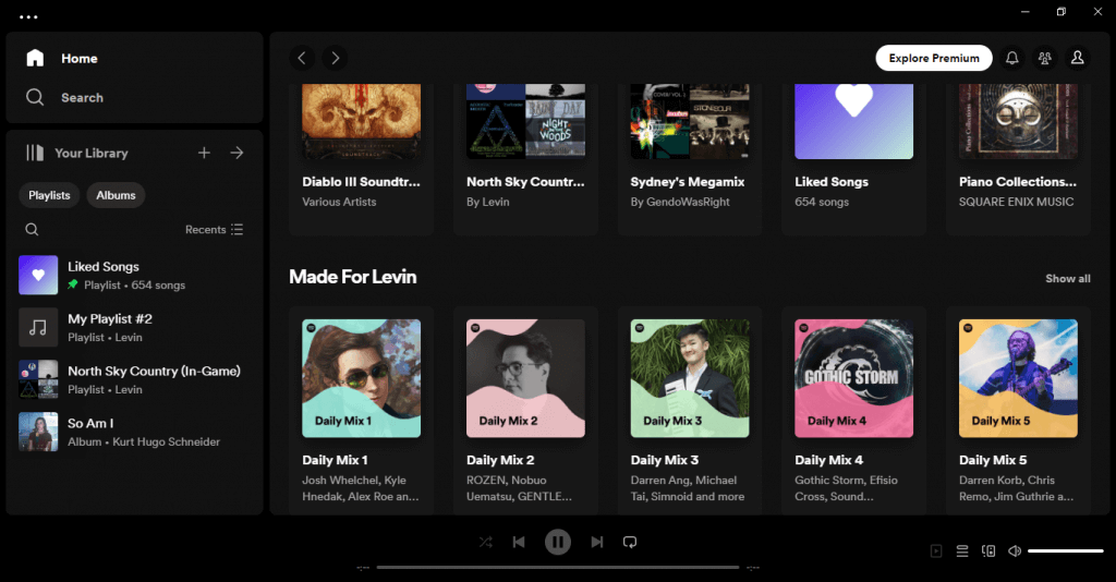 كيفية خلط قائمة تشغيل Spotify على صورة سطح المكتب